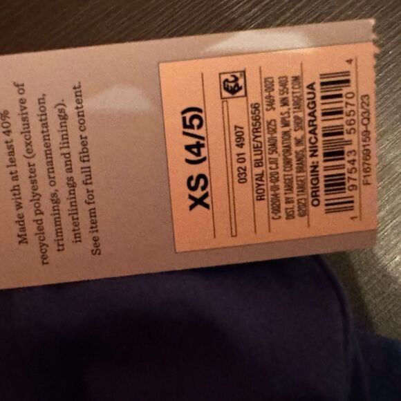 Girls Cat and Jack Long Sleeve Shirt XS(4-5) Cosmic Wonder. - Picture 2 of 4